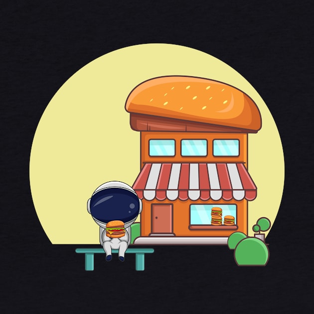 BURGER SHOP AND ASTRO by Linescratches